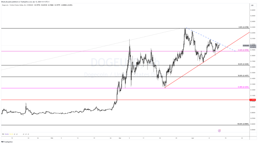 الرسم البياني لسعر دوجكوين DOGE