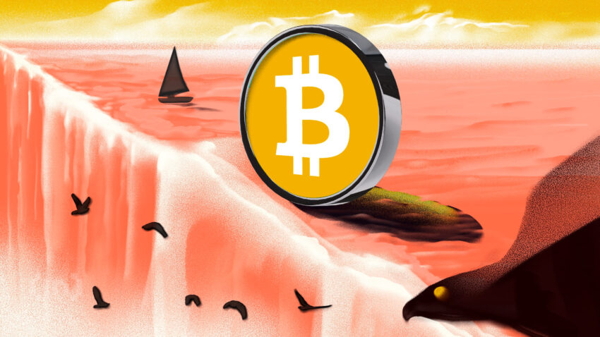 تحليل :هل يتراجع سعر البيتكوين BTC إلى 75 ألف دولار وسط حرب ترامب التجارية؟