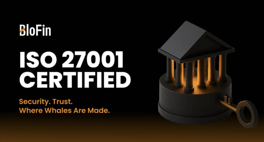 بلو فاين (BloFin) تعلن حصولها على شهادة ISO 27001: معايير جديدة للأمان في تداول العملات المشفرة